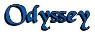 Rendering "Odyssey" using Black Chancery