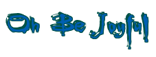 Rendering "Oh Be Joyful" using Buffied