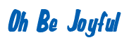 Rendering "Oh Be Joyful" using Big Nib