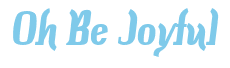 Rendering "Oh Be Joyful" using Color Bar