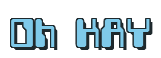 Rendering "Oh KAY" using Computer Font
