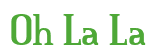 Rendering "Oh La La" using Credit River