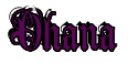 Rendering "Ohana" using Anglican
