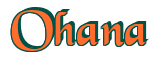 Rendering "Ohana" using Black Chancery