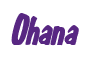 Rendering "Ohana" using Big Nib
