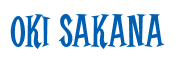 Rendering "Oki Sakana" using Cooper Latin