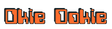 Rendering "Okie Dokie" using Computer Font