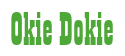 Rendering "Okie Dokie" using Bill Board