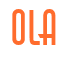 Rendering "Ola" using Anastasia
