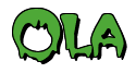 Rendering "Ola" using Creeper