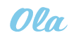 Rendering "Ola" using Casual Script