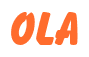 Rendering "Ola" using Balloon