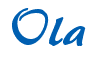 Rendering "Ola" using Brush