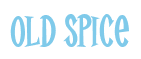 Rendering "Old Spice" using Cooper Latin
