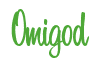 Rendering "Omigod" using Bean Sprout
