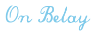 Rendering "On Belay" using Commercial Script