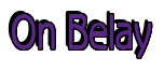 Rendering "On Belay" using Beagle