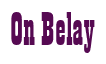 Rendering "On Belay" using Bill Board