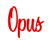 Rendering "Opus" using Bean Sprout