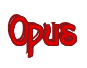 Rendering "Opus" using Agatha