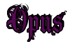 Rendering "Opus" using Anglican