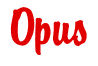 Rendering "Opus" using Brody