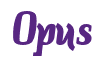 Rendering "Opus" using Color Bar