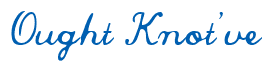 Rendering "Ought Knot've" using Commercial Script