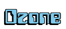 Rendering "Ozone" using Computer Font