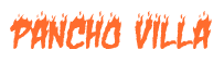 Rendering "PANCHO VILLA" using Charred BBQ