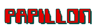 Rendering "PAPILLON" using Computer Font