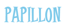 Rendering "PAPILLON" using Cooper Latin