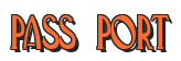 Rendering "PASS PORT" using Deco