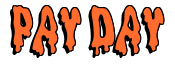 Rendering "PAY DAY" using Drippy Goo