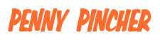 Rendering "PENNY PINCHER" using Big Nib