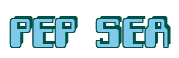 Rendering "PEP SEA" using Computer Font