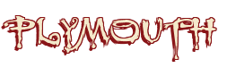 Rendering "PLYMOUTH" using Buffied
