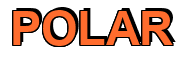 Rendering "POLAR" using Arial Bold
