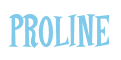 Rendering "PROLINE" using Cooper Latin