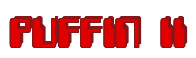 Rendering "PUFFIN II" using Computer Font
