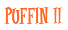 Rendering "PUFFIN II" using Cooper Latin