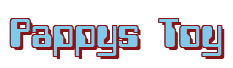Rendering "Pappys Toy" using Computer Font