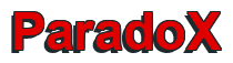 Rendering "ParadoX" using Arial Bold