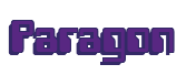 Rendering "Paragon" using Computer Font