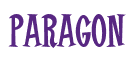 Rendering "Paragon" using Cooper Latin