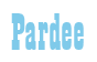 Rendering "Pardee" using Bill Board