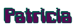 Rendering "Patricia" using Computer Font