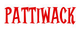 Rendering "Pattiwack" using Cooper Latin