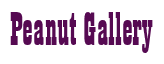 Rendering "Peanut Gallery" using Bill Board