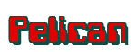 Rendering "Pelican" using Computer Font